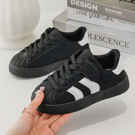 Street star sneakers - zwart