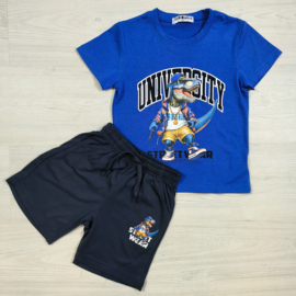 Dino University set - blauw