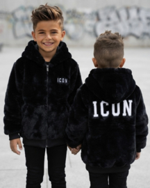 ICON Reversable Teddy Jacket - zwart (verzenddatum 9 okt)