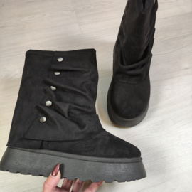 Studded Warm Boots - zwart