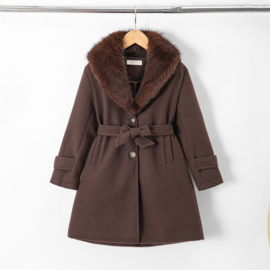 Elegant coat - bruin