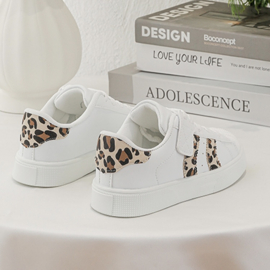 Street star sneakers - wit/leo