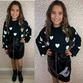 Next Hartjes trui - Zwart