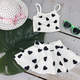 Little sweet hearts set - zwart