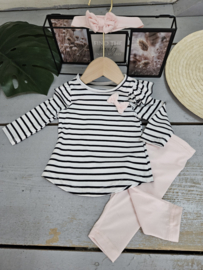 Girly striped set