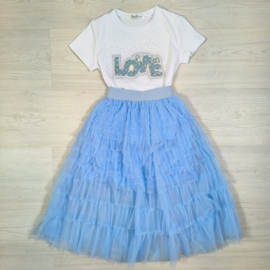 In love with tule set - blauw