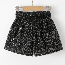 Party glow short - zwart