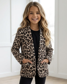 Blingy Leopard Blazer