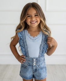 Your Ruffle Suspender Shorts