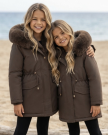 Girls winter parka - Bruin