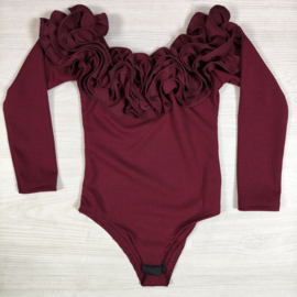 Royal Ruffle Body - bordeaux