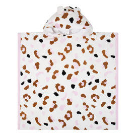 Strandponcho Kaki Panterprint 65 x 65 cm