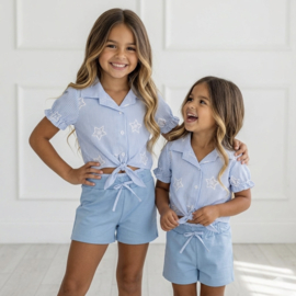 Stripe & Star Girls Set