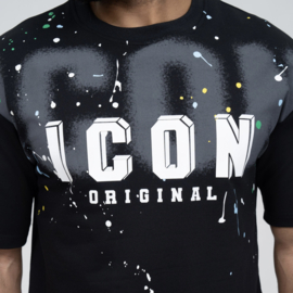Splatter Icon set - black