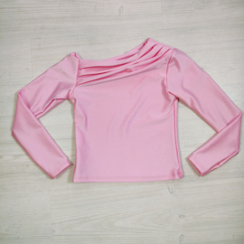 Chic One Shoulder Top - roze