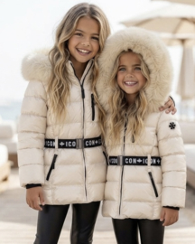 ICON Girls Luxe Puffer Jacket - beige