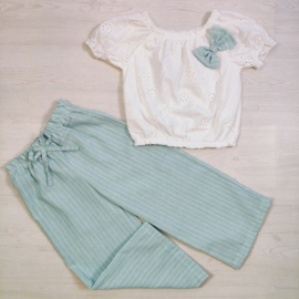 Mint Stripe Summer Set