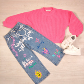 Denim street art love jeans