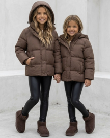 Winter puffer jacket - bruin