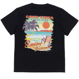 Good Vibes Summer T-Shirt - zwart