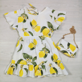 Summer Delight Dress - Lemon