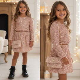 Glitter vibes set - roze