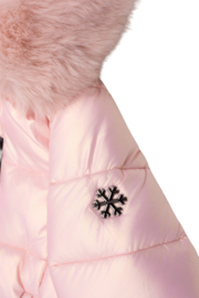 ICON Girls Luxe Puffer Jacket - roze