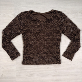 Lace Top - bruin