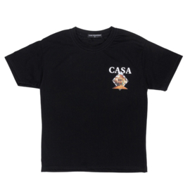 Casa tennis club tee - zwart