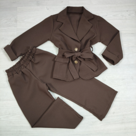 Boss Babe Blazer Set - bruin