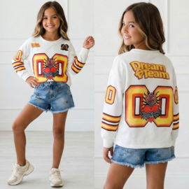 Dream Team 8 Jersey Top - wit