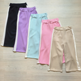 Comfy side stripe pants
