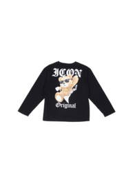 Icon breakthrough bear longsleeve - zwart