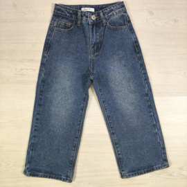 Your Leopard Pocket Wide Jeans