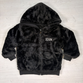ICON Reversable Teddy Jacket - zwart (verzenddatum 9 okt)