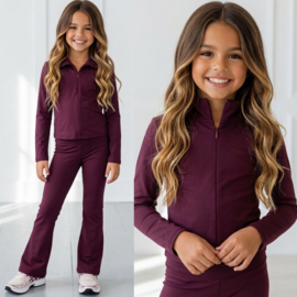 Sunny days zip set - bordeaux