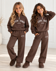 New York zip set - bruin (verzenddatum 9 okt)