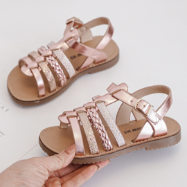 Sunny side sandals - roze