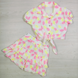 Tropical Leaf Girls Set