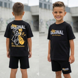 Urban bear Icon set - zwart (verzenddatum 21 apr)