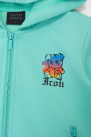 Street Art Icon bear set - mint