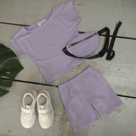 Comfy summer set with bag - purple