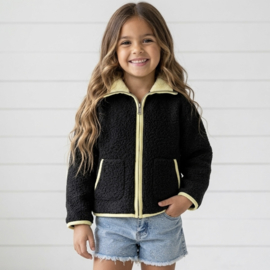 Cozy Zip Jacket – zwart