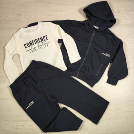 Confidence 3-Piece Tracksuit - navy