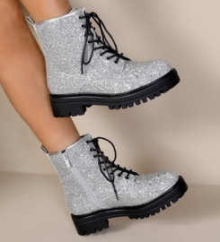Glamour lady boots - silver