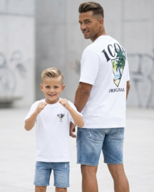 Icon island Twinning tee - wit