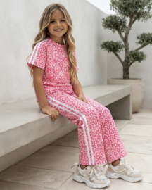 Leo stripes set - neon roze
