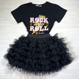 Rock & roll top - zwart