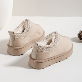 Cozy slides (twinning) - beige