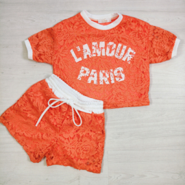 L’Amour Lace Set - oranje